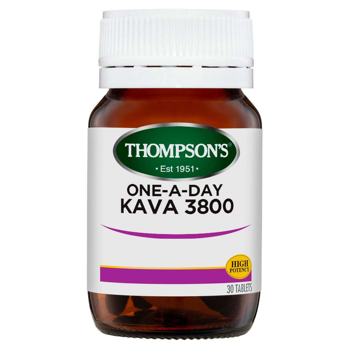 Thompsons One A Day Kava 3800mg 30 tabs