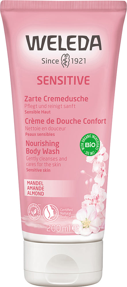 Weleda Sensitive Skin Body Wash Almond 200ml