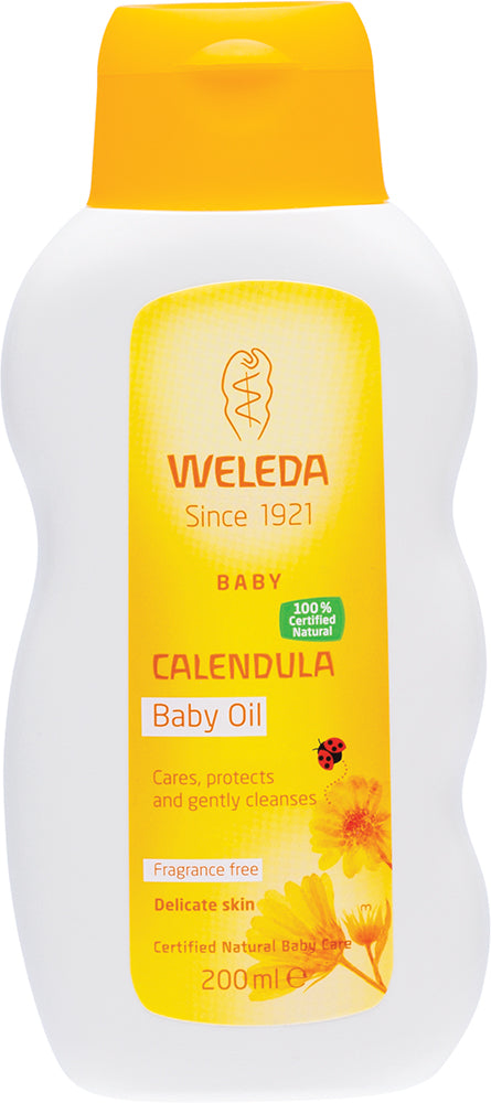 Weleda Calendula Baby Oil Fragrance Free 200ml