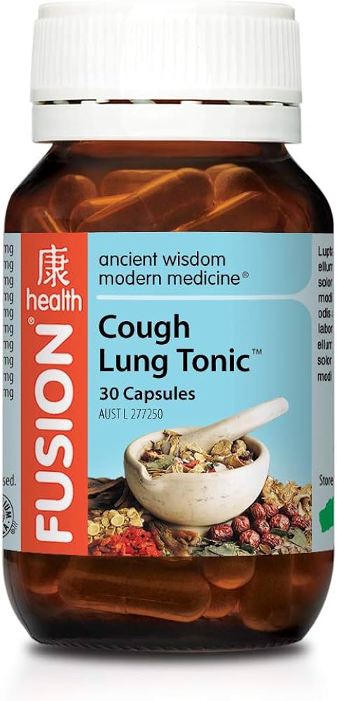 Fusion Health Cough Lung Tonic 30 Veg Capsules