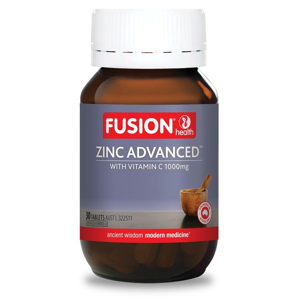 Fusion Health Zinc Advanced with Vitamin C 60 Tab