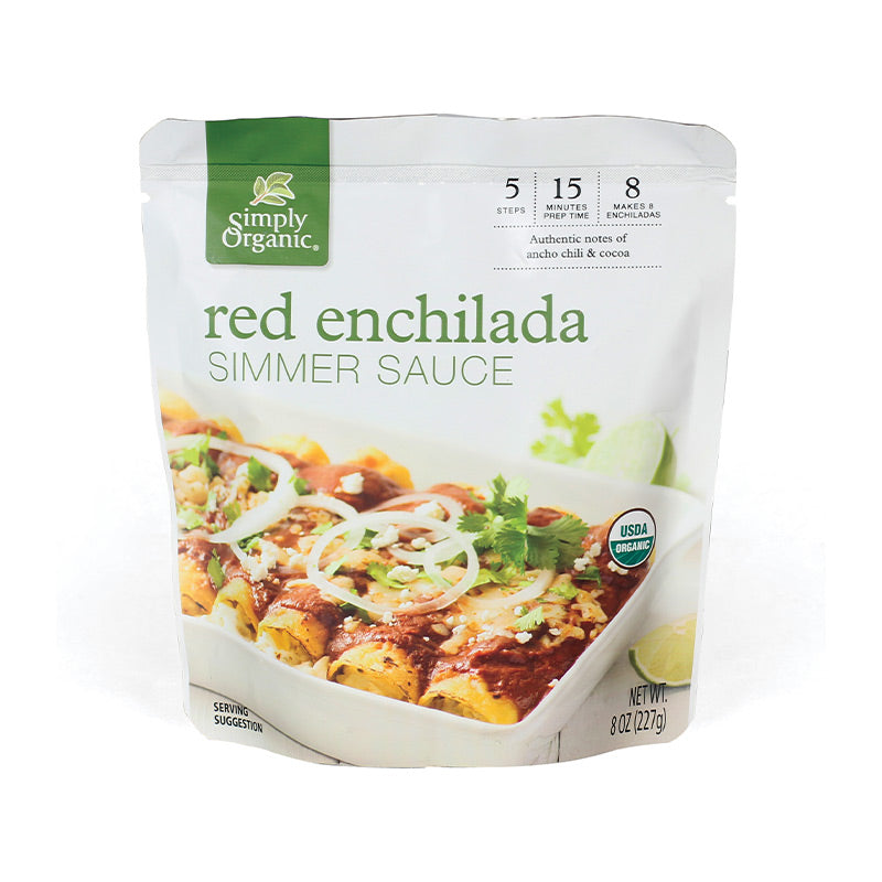 Simply Organic Red chilada Simmer Sauce 227g