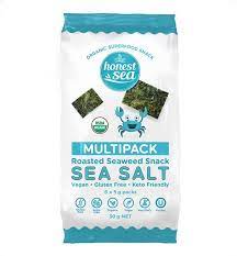 Honest Sea Seaweed Sea Salt 6x5g