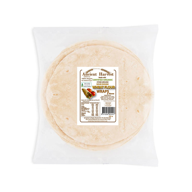 Ancient Harvest Wheat Wraps 220g