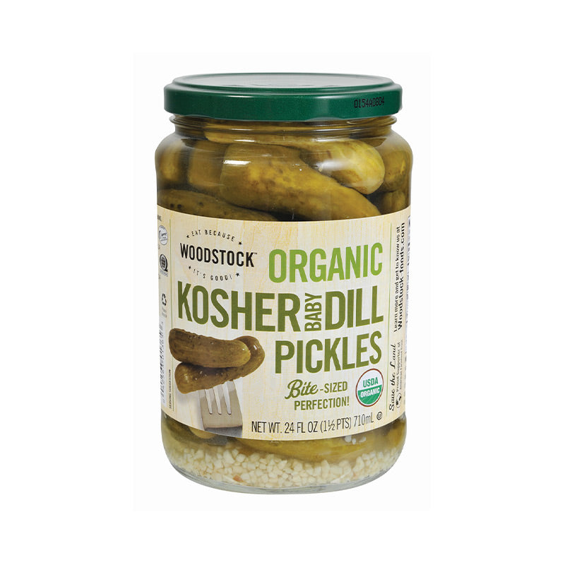 Woodstock Kosher Dill Pickles Baby 710ml