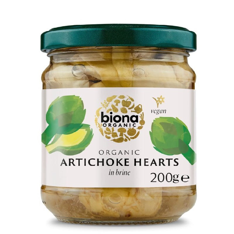 Biona Artichoke Hearts in Brine 190g