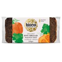 Biona Rye Bread Pumpkin Seed 500g