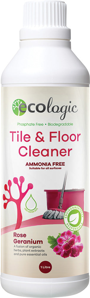 Ecologic Tile & Floor Cleaner Rose Geranium 1L