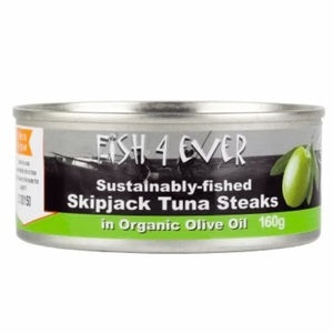 Fish4Ever Skipjack Steaks Olive Oil 160g