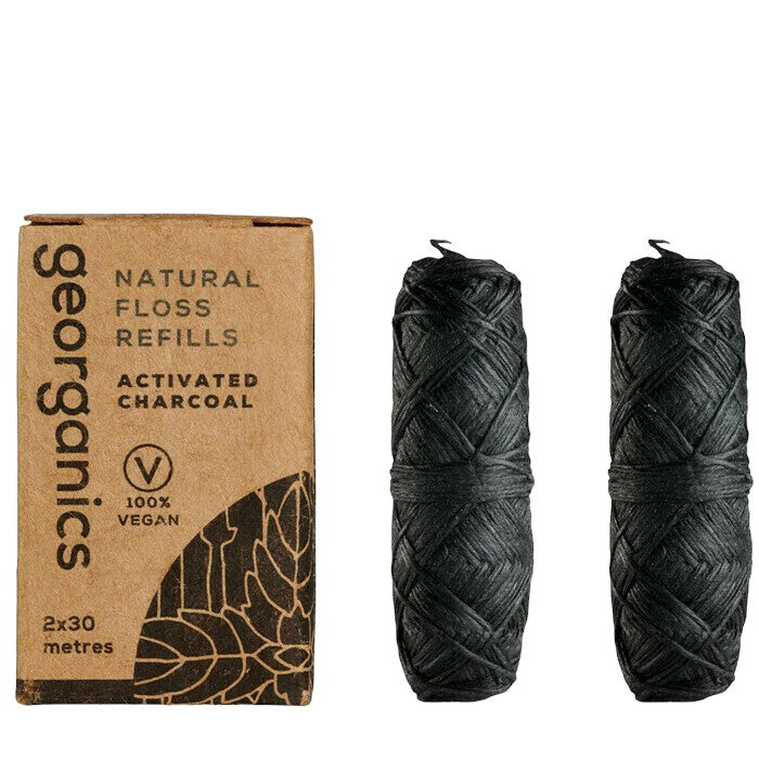 Floss Refill Activated Charcoal 2 x 30m