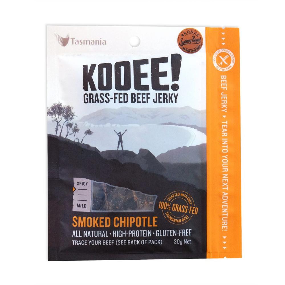 Kooee Beef Jerky Smoked Chipotle