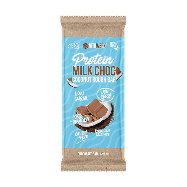 Milk Chocolate Coco Rough Bar 100g