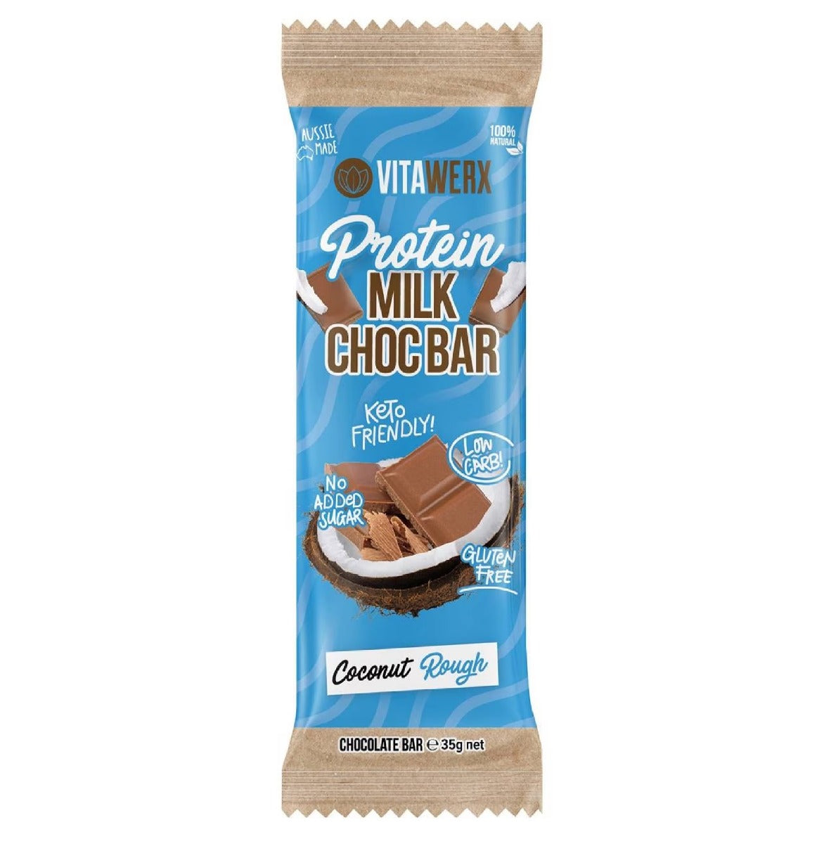 Milk Chocolate Coco Rough Bar 35g