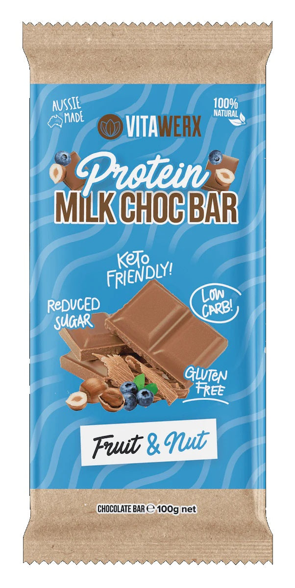 Chocolate Fruit Nut Bar 100g