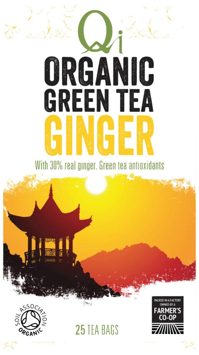 Qi Organic Tea Ginger Green 25TB