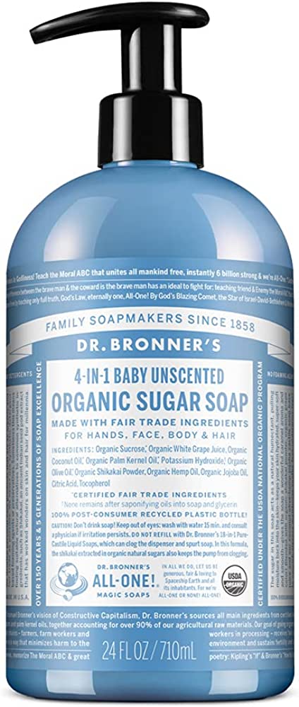 Pump Soap (Sugar 4in1) Baby Unscented 710ml