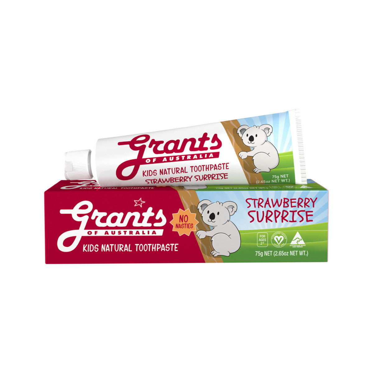 Grant Of Australia Toothpaste Kids Strawberry Surprise 75g less 10%