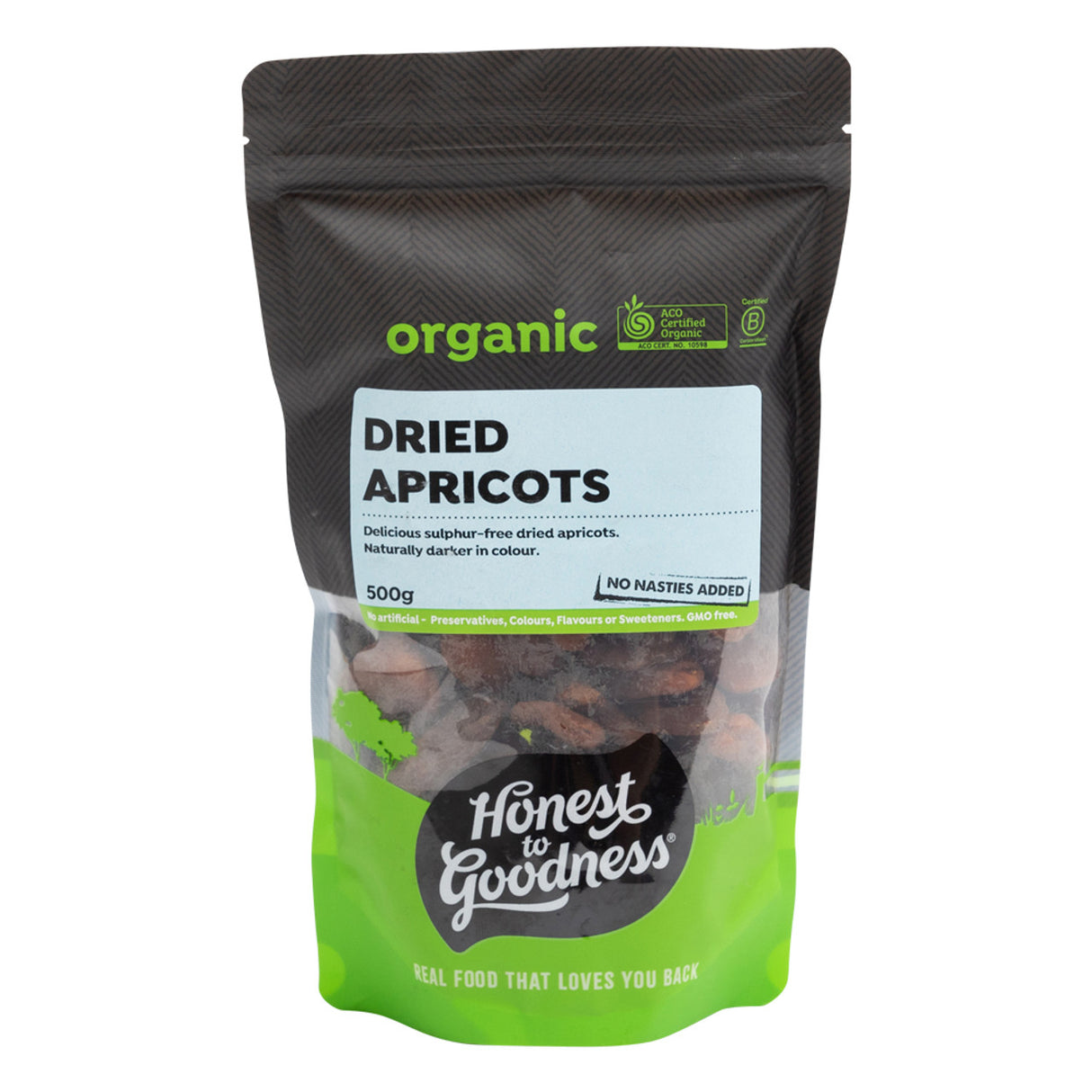 Honest to Goodness Dried Apricots 500g