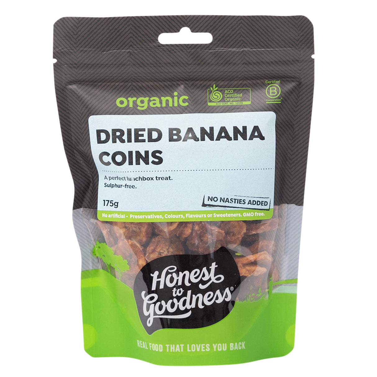 Honest to Goodness Dried Banana Coin 175g