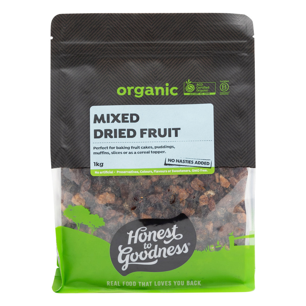 Honest to Goodness Mixed Dried Fruit 1Kg