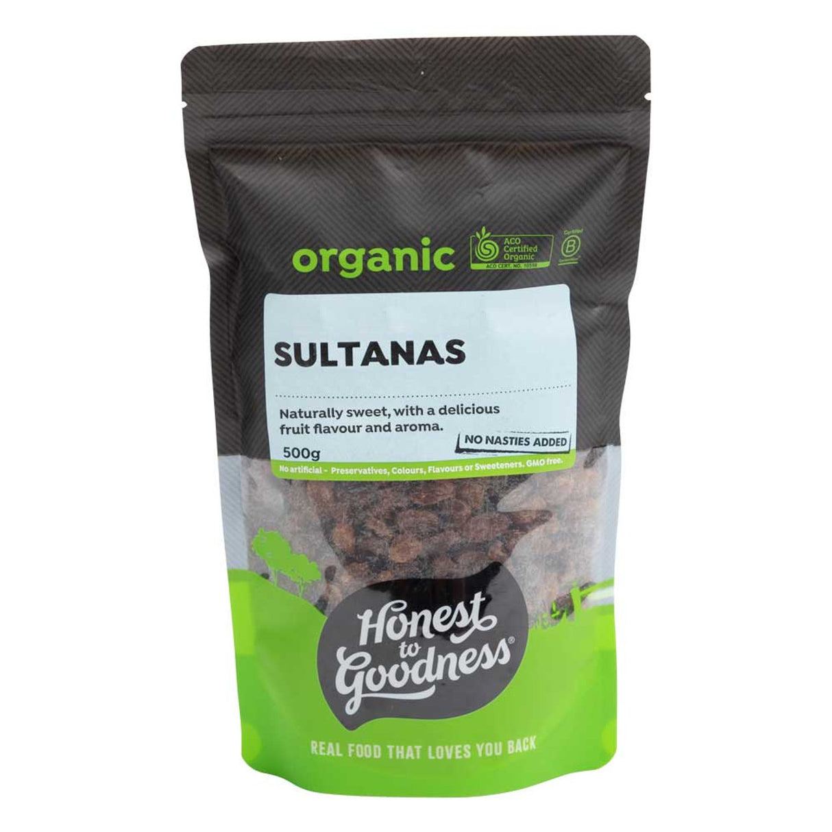 Honest to Goodness Sultanas Dried 500g