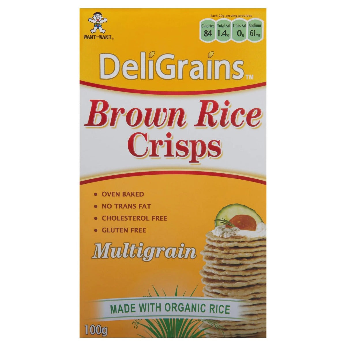 Brown Rice Crisps Multigrain 100g