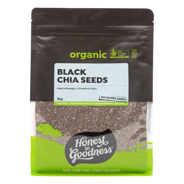 Honest to Goodness Chia Seeds Black 1Kg