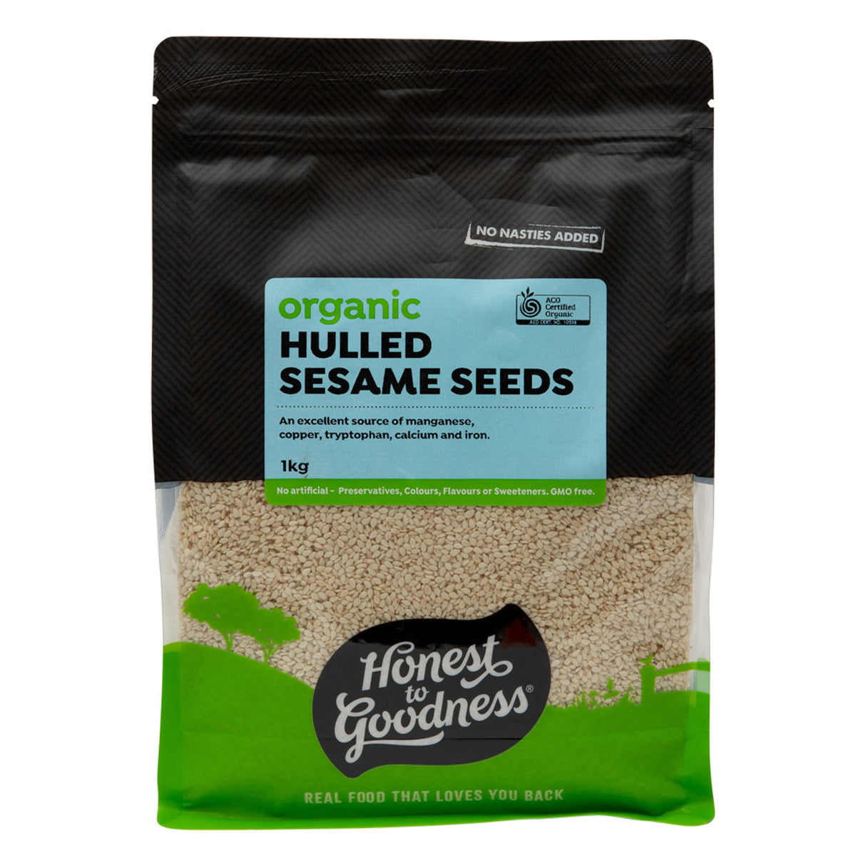 Honest to Goodness Sesame Seeds Hulled 1Kg