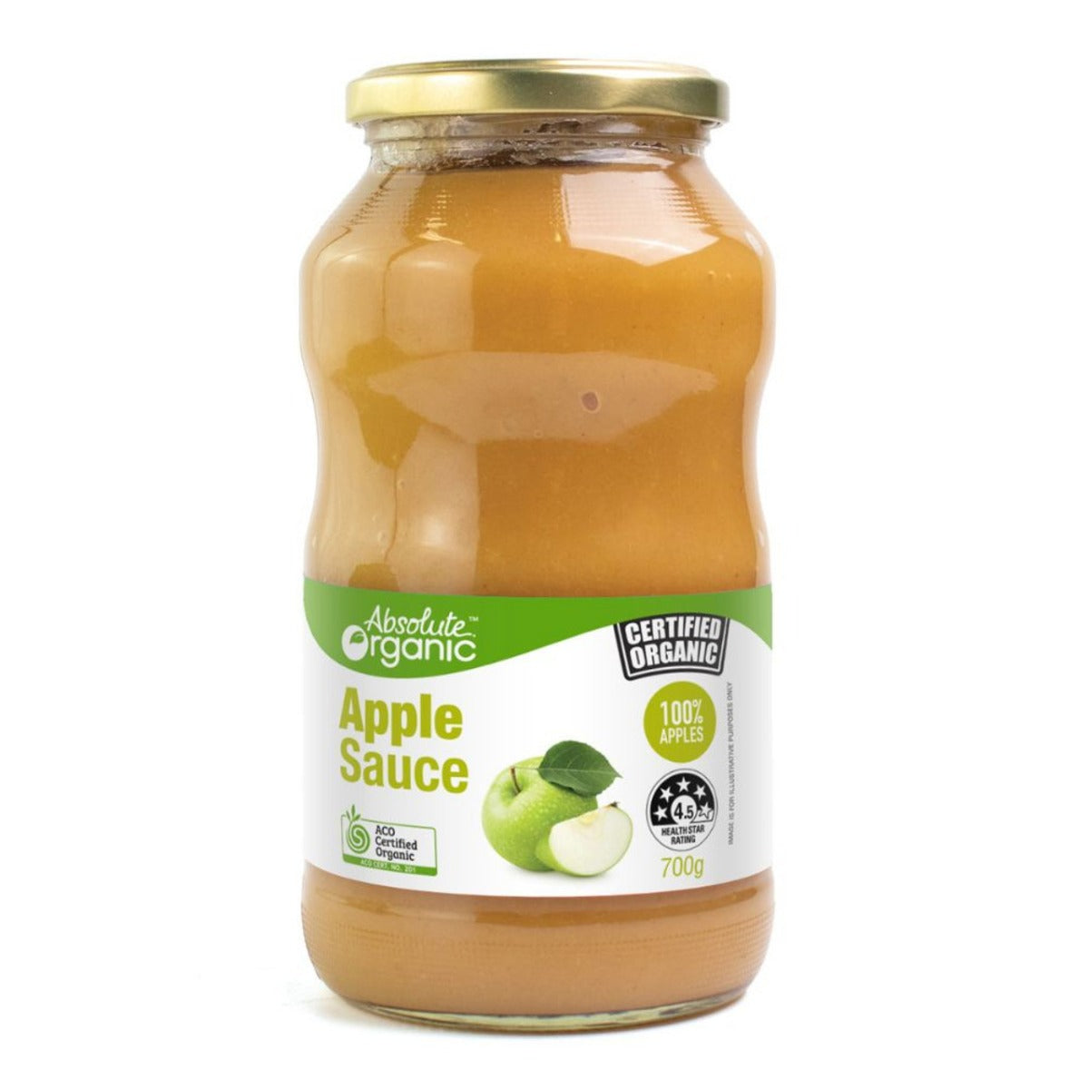 Absolute Organic Apple Sauce 700g