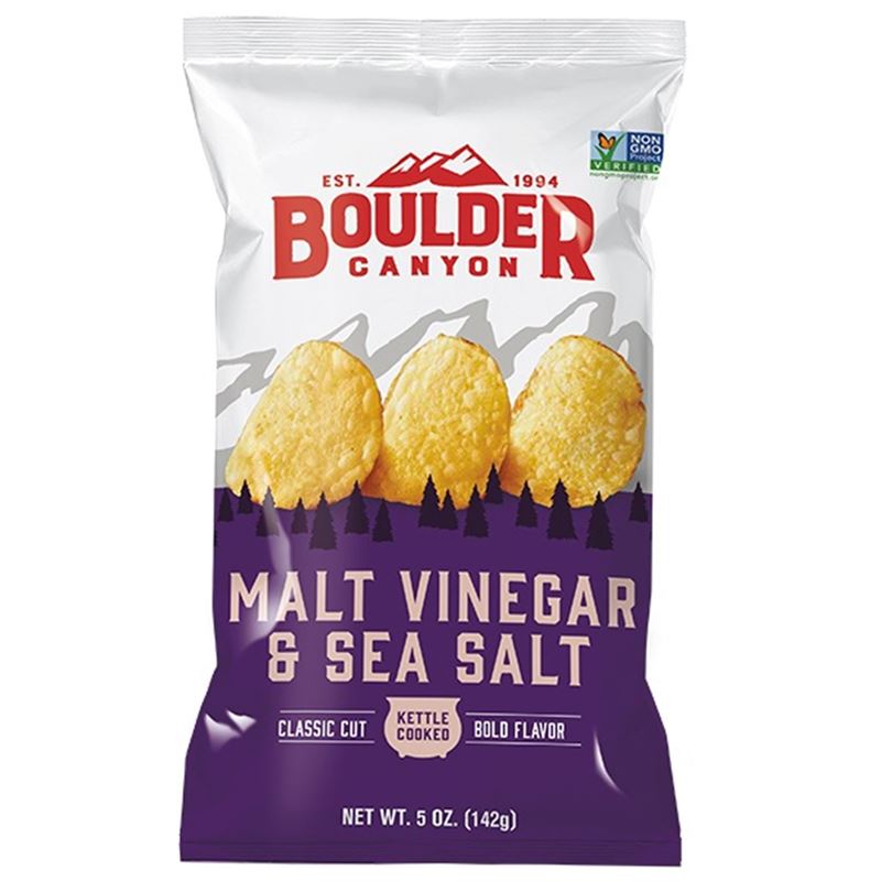 Malt Vinegar & Sea Salt Chips 142g