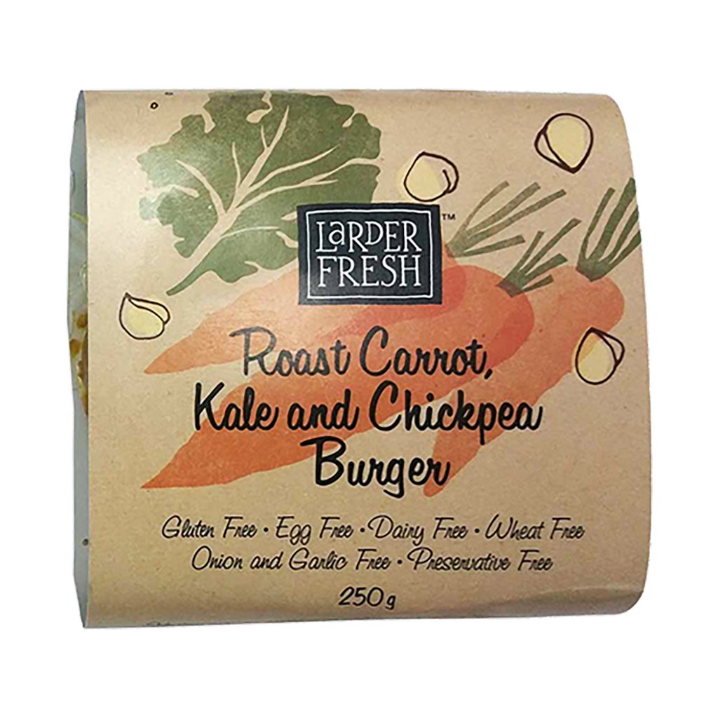 Larder Burger Burger Carrot Kale Chickpea 250g