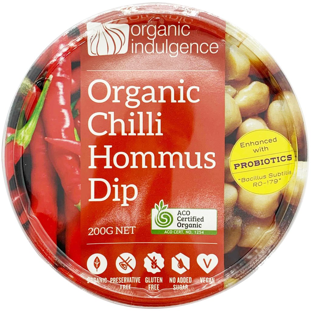 Organic Indulgence Dip Chilli Hommus