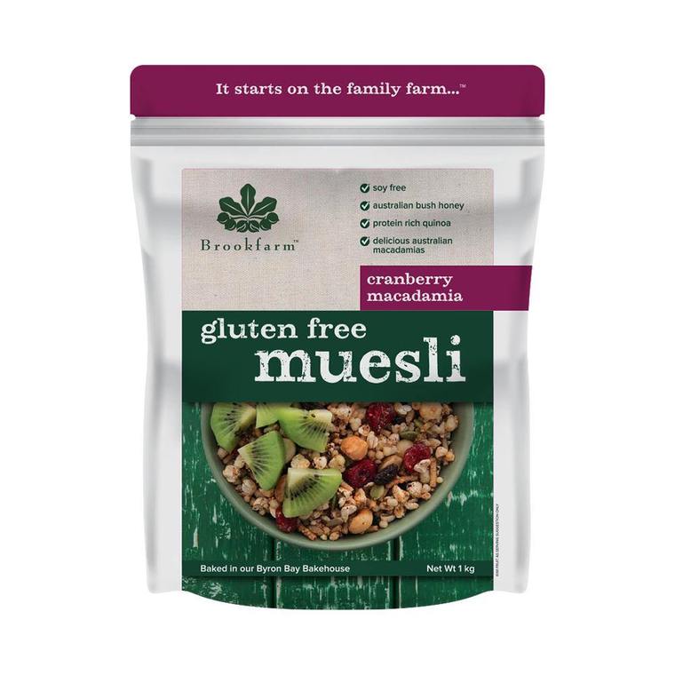 Gf Muesli Cranberry 1Kg