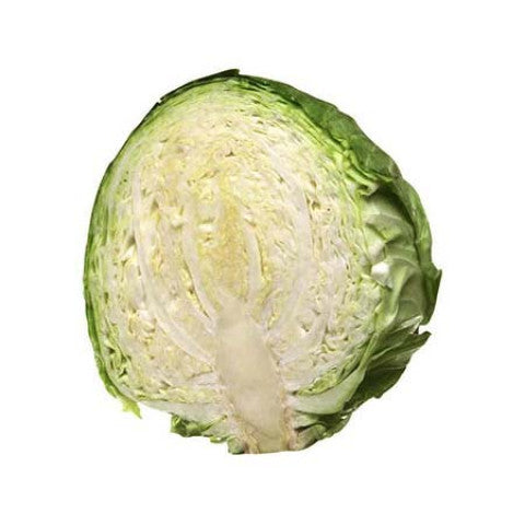 Organic Green Cabbage Half