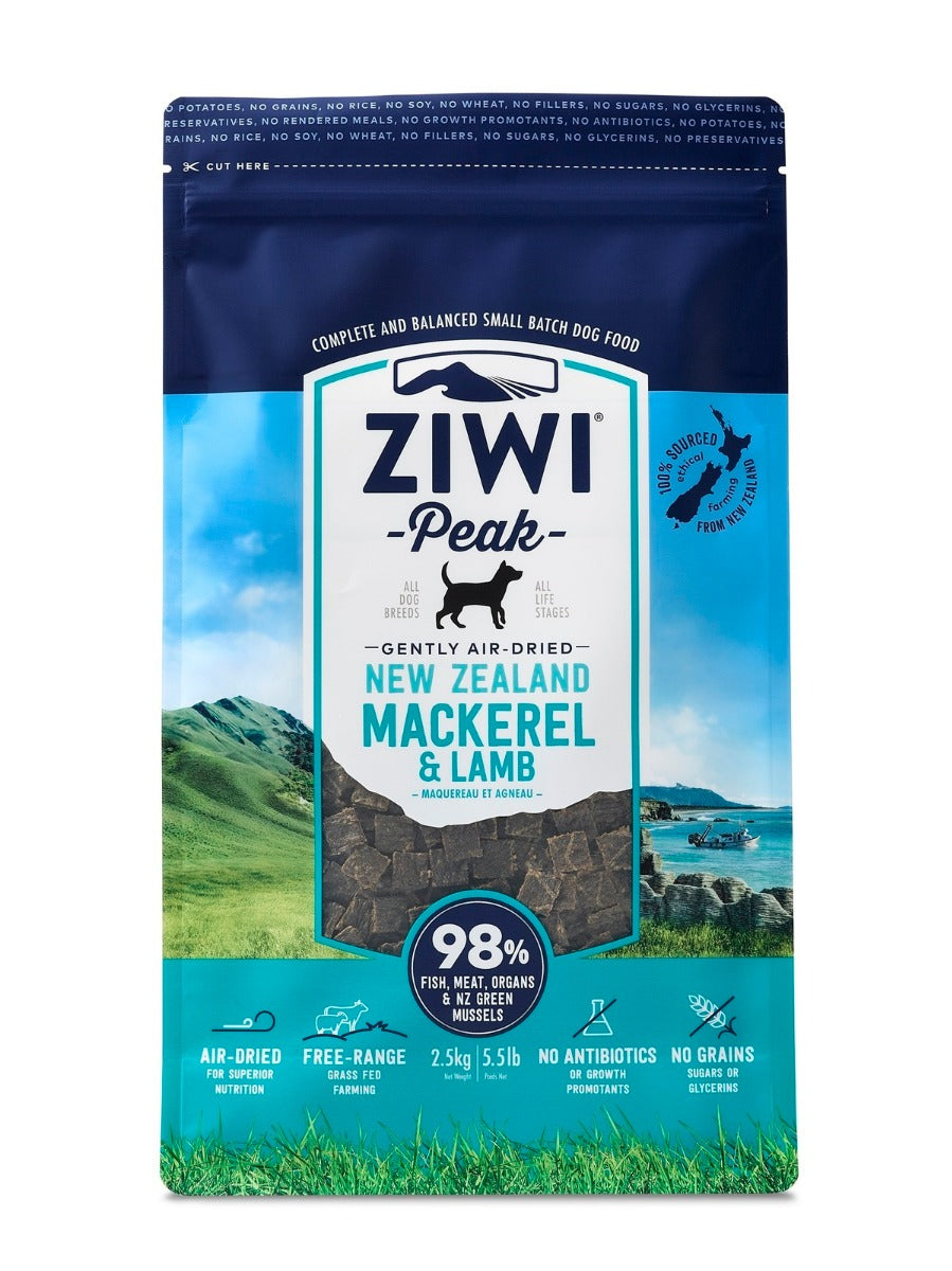 Ziwi Peak Dog Dried Mackerel Lamb 2.5kg