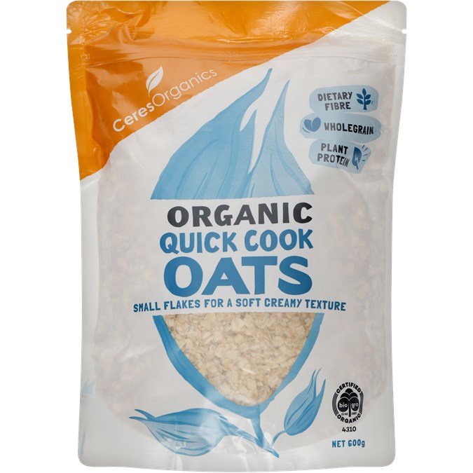 Oats Rolled Quick Cook (Stand Up Pouch) 600g