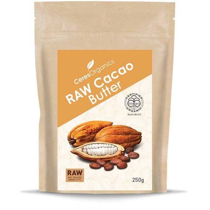 Ceres Organic Cacao Butter Raw 250g