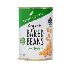 Ceres Organic Baked BeaLow Sodium (Can) 400g