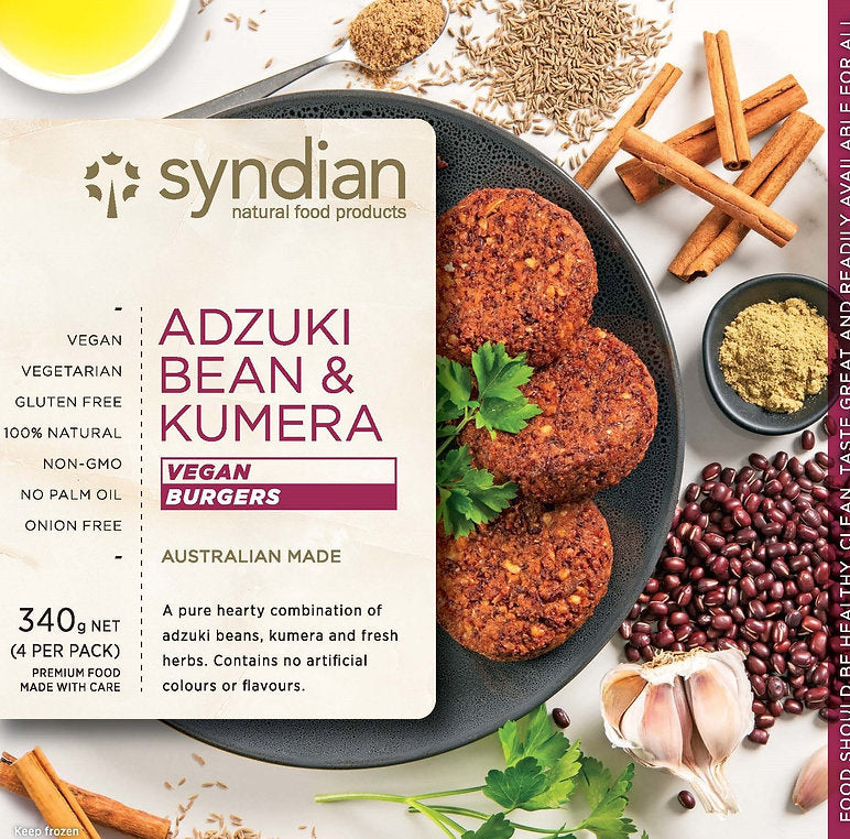 Syndian Adzuki Kumara Burgers 4pk