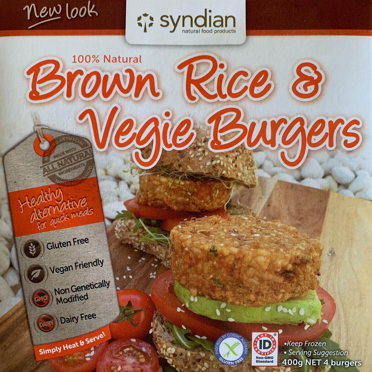 Brown Rice Veg Burgers 100g