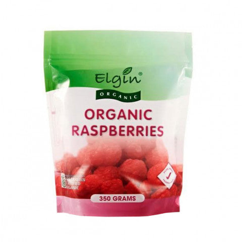 Elgin Organic Raspberries 350g