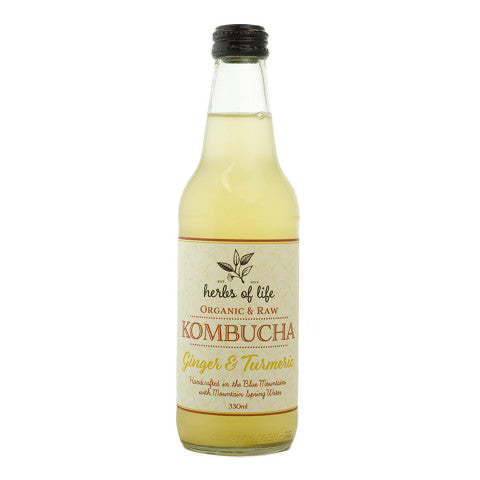 Herbs of Life Kombucha Ginger Turmeric 330ml