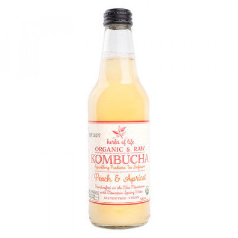 Herbs of Life Kombucha Peach Apricot 330ml