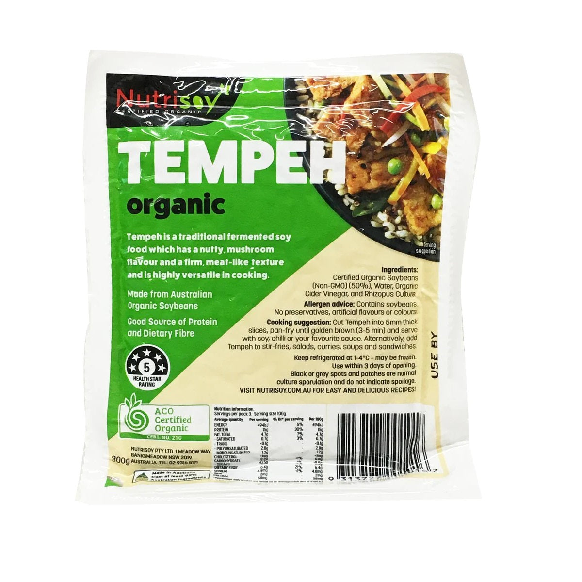 Tempeh Plain 300g