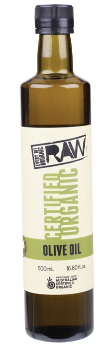 Every Bit Organic Raw Raw Olive Oil Cold Extra Virgin 500ml