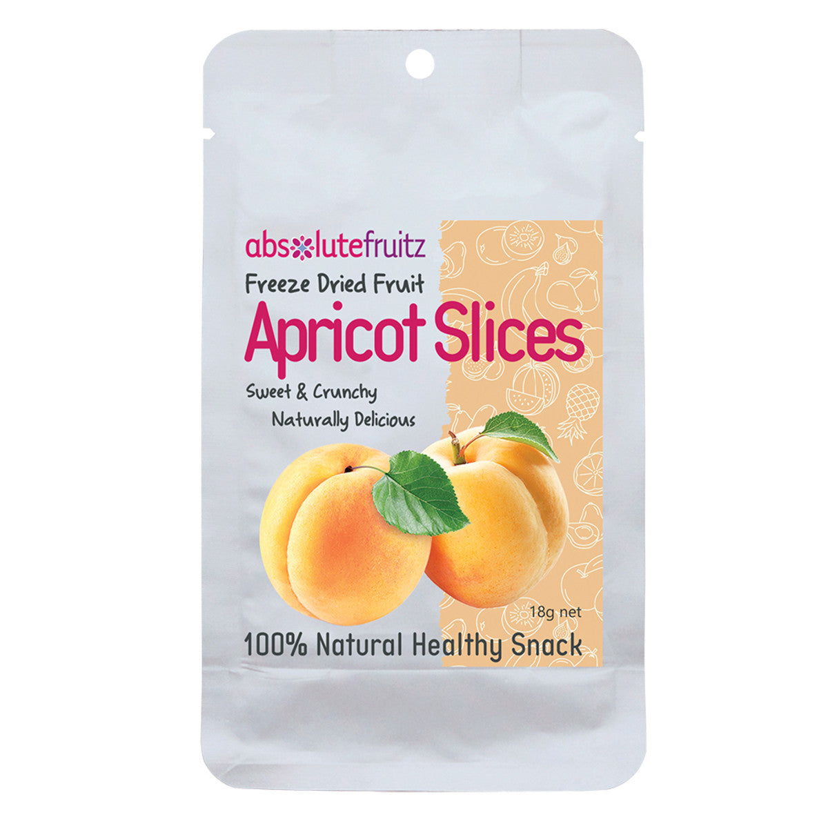 Absolute Fruitz Dried Apricot Slices 18g