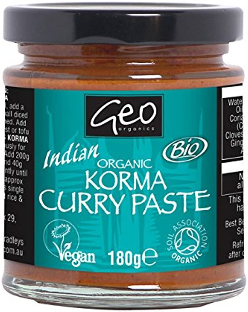 Geo Organics Korma Curry Paste 180g