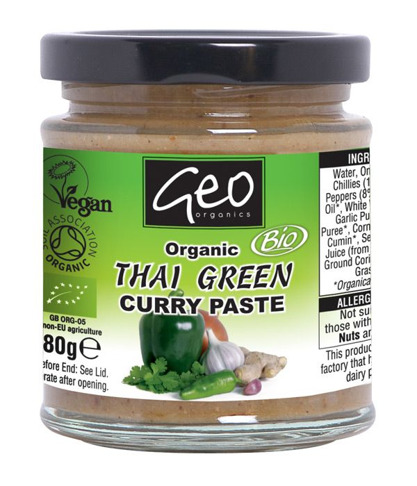 Geo Organics Thai Green Curry Paste 180g