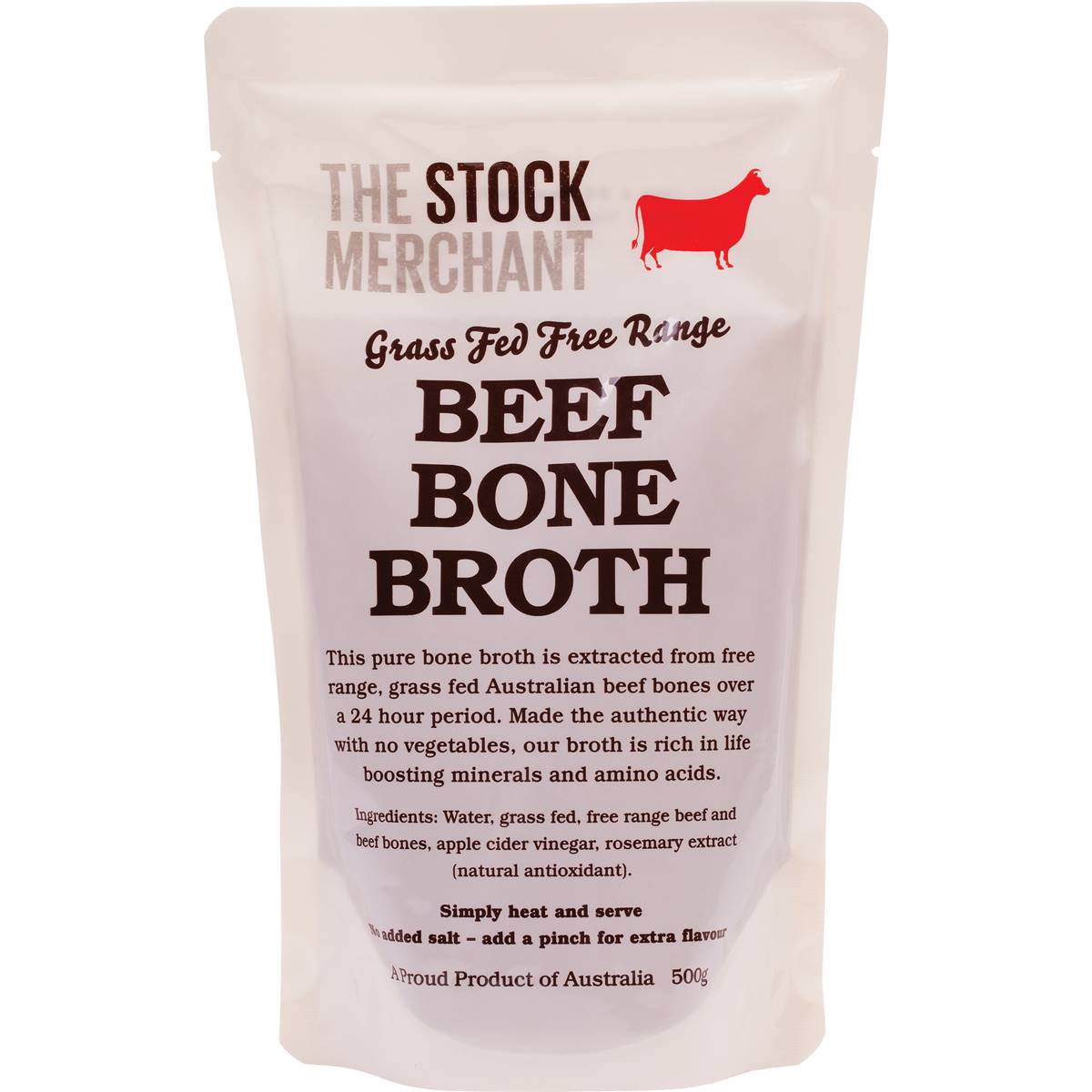 The Stock Merchant Beef Bone Broth 500g