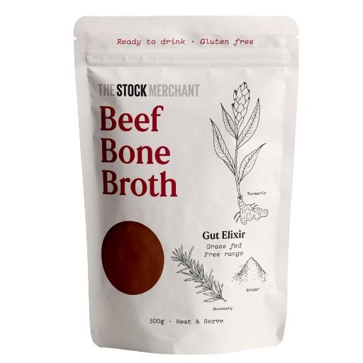 The Stock Merchant Beef Bone Broth Ready to Drink 300g